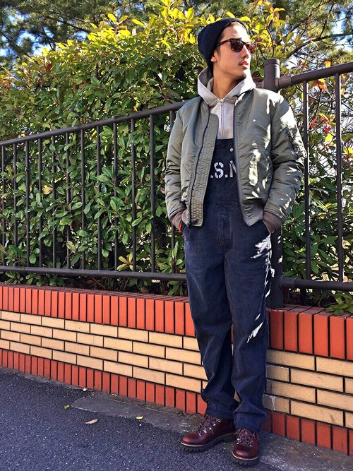 ma-1の男らしいコーデ術