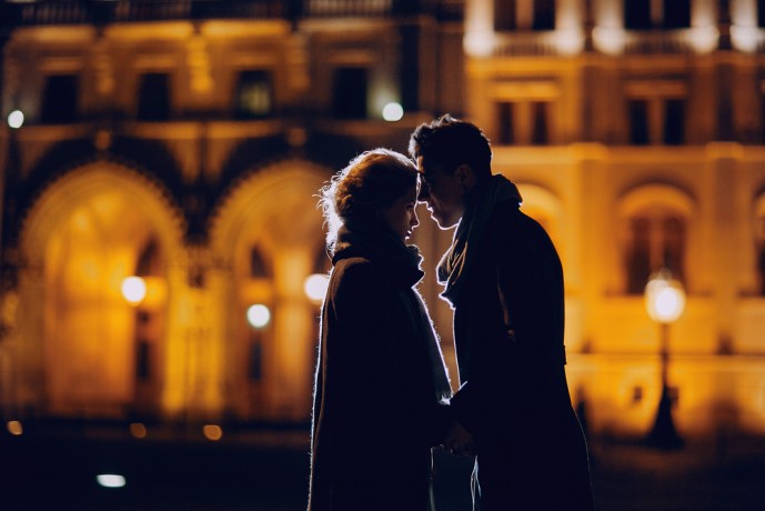 付き合う前 キス 夜景