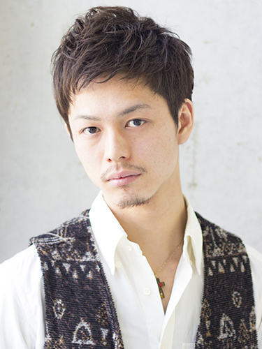 ショートレイヤー メンズ