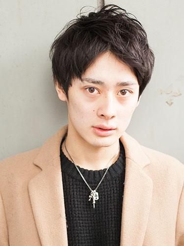 ショートレイヤー メンズ