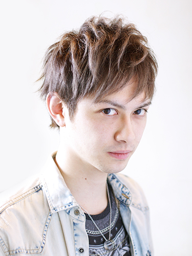 ショートレイヤー メンズ