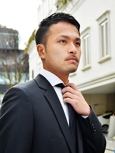 30代 髪型 メンズ 七三