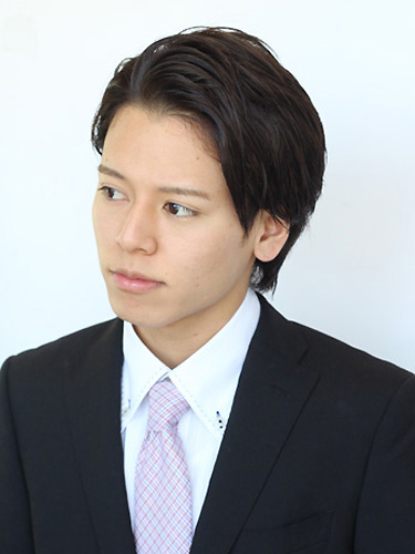 ツーブロック 七三分け