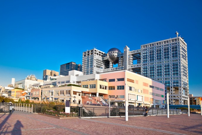 お台場のフジテレビ