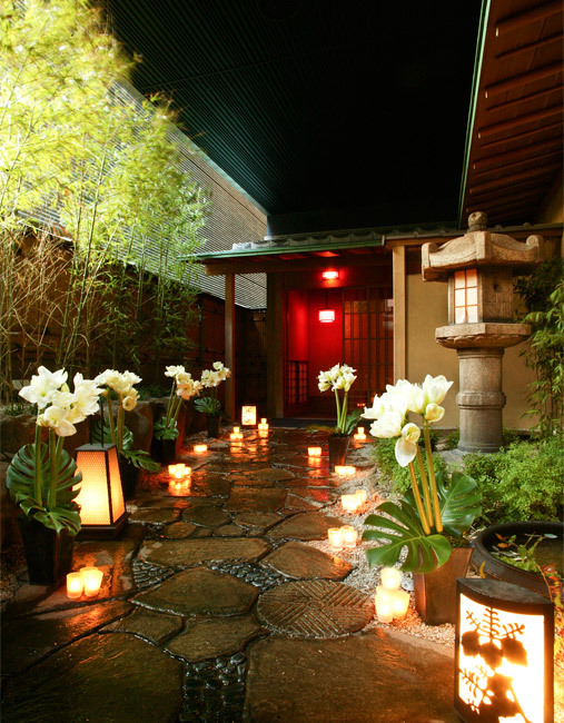 銀座のクリスマスディナーで花蝶