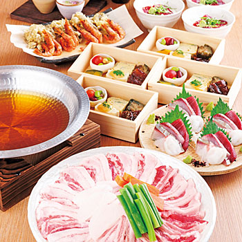 茶茶南青山のディナー料理