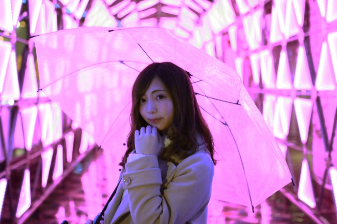 雨の後楽園